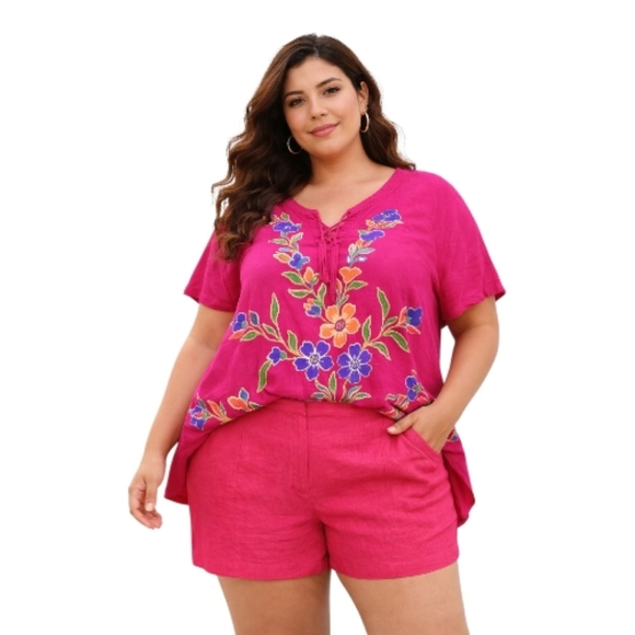 Vince Camuto Pants - Vince Camuto Rumple Twill Mid Rise Pocketed Shorts Size 12 MSRP $78 NWT